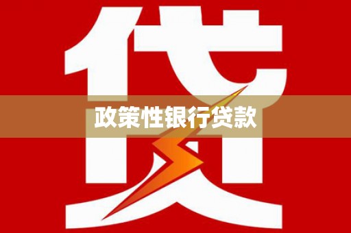 肇东政策性银行贷款