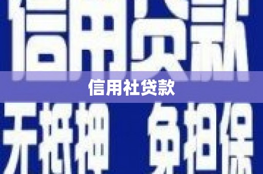 肇东信用社贷款