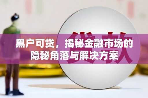 肇东黑户可贷，揭秘金融市场的隐秘角落与解决方案
