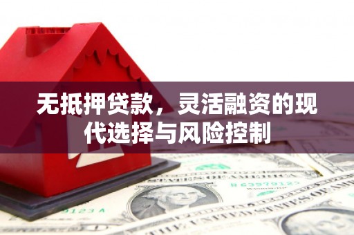 肇东无抵押贷款，灵活融资的现代选择与风险控制