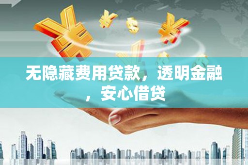 肇东无隐藏费用贷款，透明金融，安心借贷