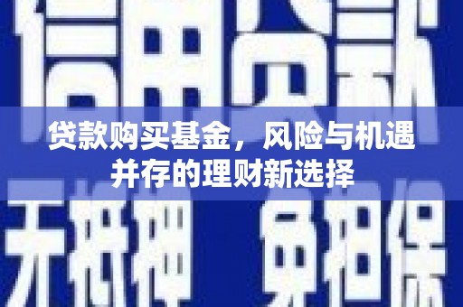 肇东贷款购买基金，风险与机遇并存的理财新选择