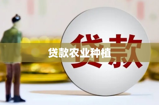 肇东贷款农业种植