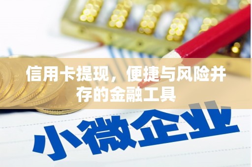 肇东信用卡提现，便捷与风险并存的金融工具