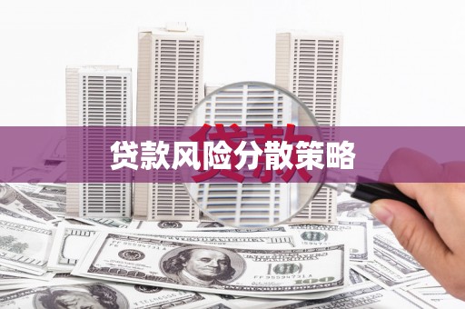 肇东贷款风险分散策略