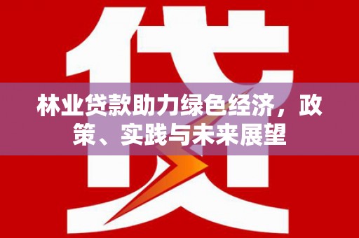 肇东林业贷款助力绿色经济，政策、实践与未来展望