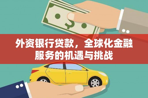肇东外资银行贷款，全球化金融服务的机遇与挑战