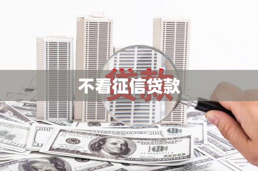 肇东不看征信贷款