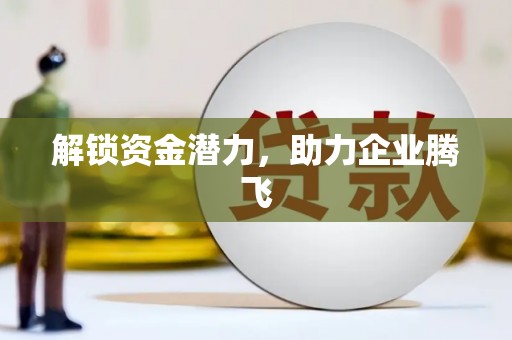 肇东解锁资金潜力，助力企业腾飞