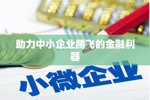 肇东助力中小企业腾飞的金融利器
