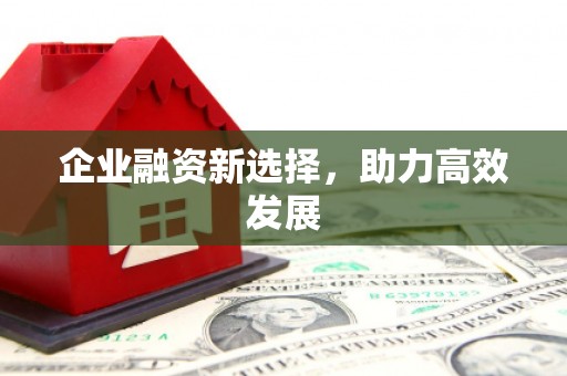 肇东企业融资新选择，助力高效发展